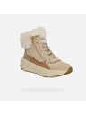 Geox Béžové dámske členkové topánky Geox Diamanta
