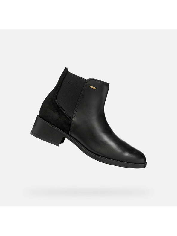 Geox Čierne dámske členkové topánky Geox Camexia NP ABX