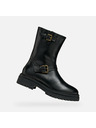 Geox Čierne dámske členkové topánky Geox Iridea
