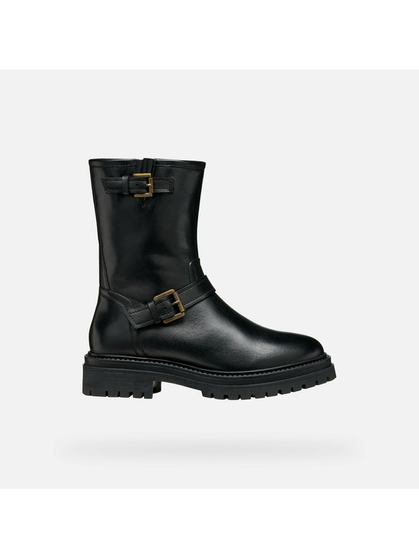 Geox Čierne dámske členkové topánky Geox Iridea