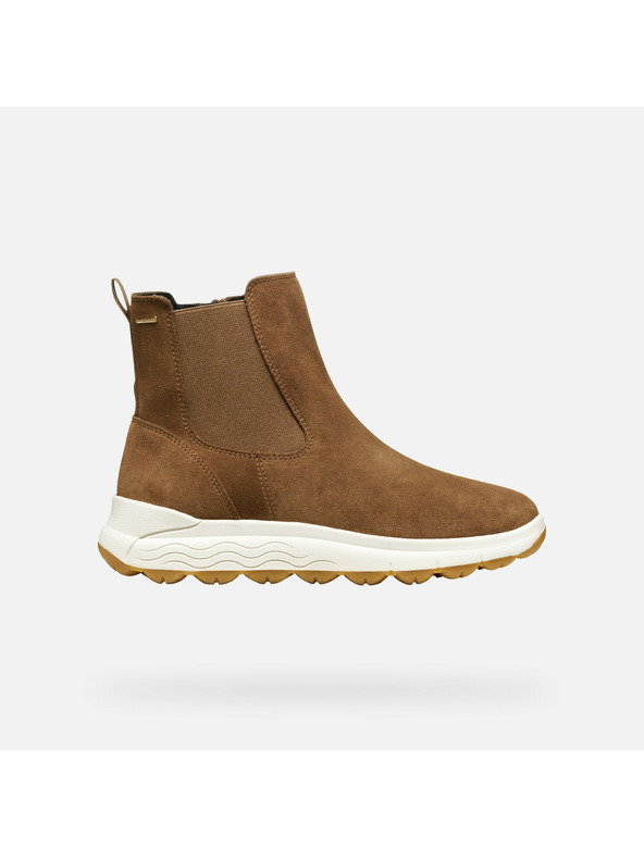 Geox Svetlohnedé dámske členkové topánky Geox Spherica 4x4 B ABX