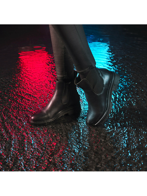 Geox Čierne dámske členkové topánky Geox Iridea B ABX