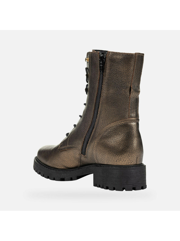 Geox Hnedé dámske členkové topánky Geox Hoara