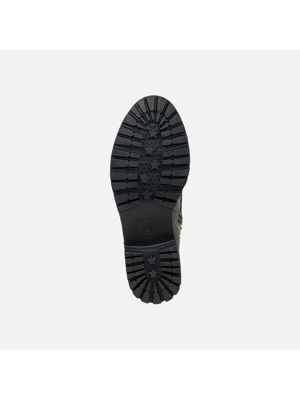 Geox Hnedé dámske členkové topánky Geox Hoara