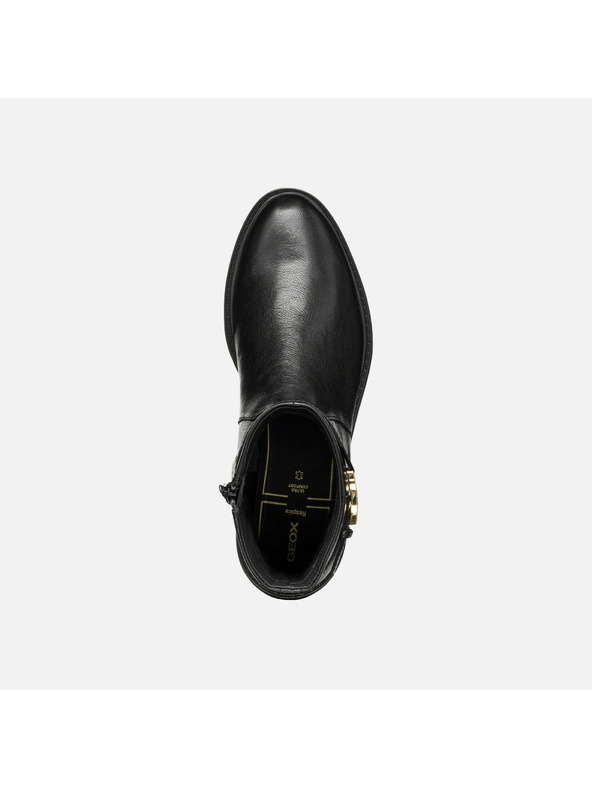 Geox Čierne dámske členkové topánky Geox Walk Pleasure