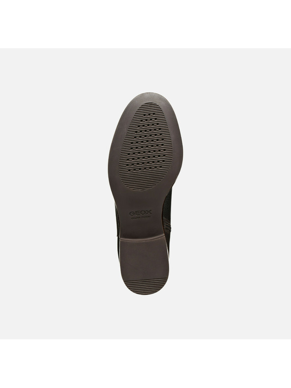 Geox Tmavohnedé dámske členkové topánky Geox Camexia