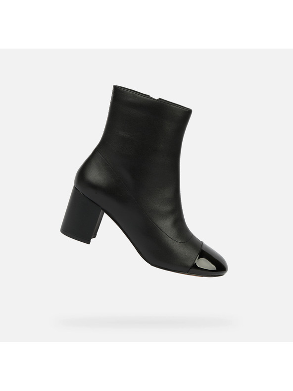 Geox Čierne dámske členkové topánky Geox Virnilisa 65