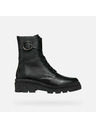 Geox Čierne dámske členkové topánky Geox Felleny