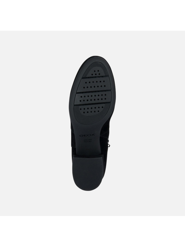 Geox Čierne dámske členkové topánky Geox Eleana