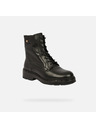 Geox Čierne dámske členkové topánky Geox Swelen