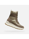 Geox Hnedé dámske členkové topánky Geox Spherica Actif X2