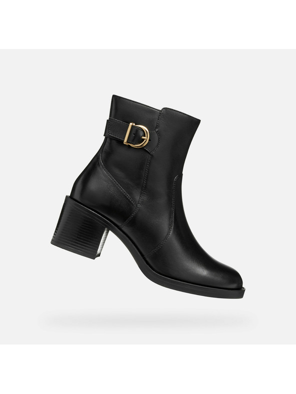 Geox Čierne dámske členkové topánky Geox Serilda 60