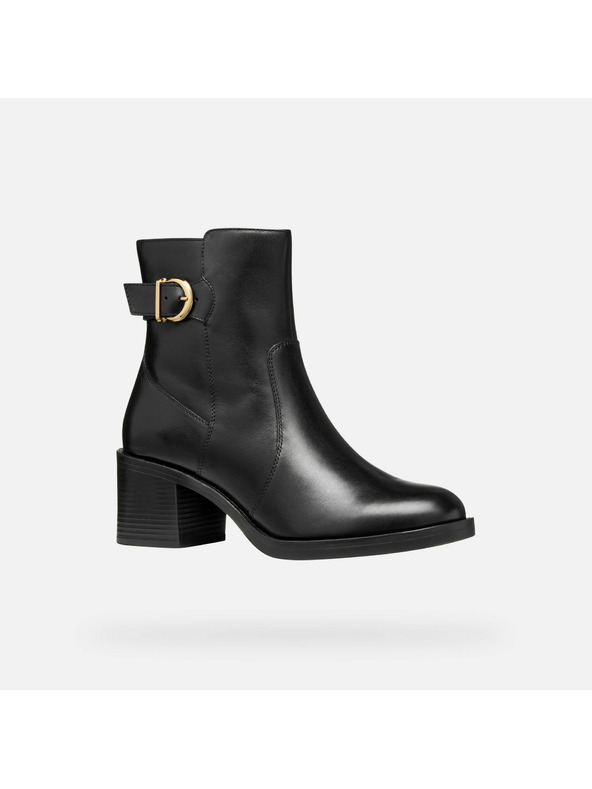 Geox Čierne dámske členkové topánky Geox Serilda 60