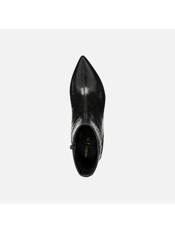 Geox Čierne dámske členkové topánky Geox Kleopy