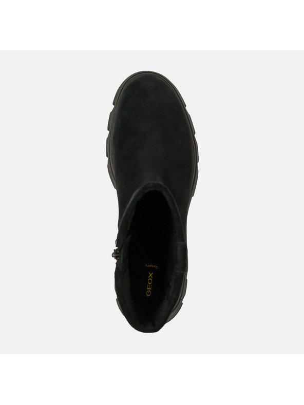 Geox Čierne dámske členkové topánky Geox Pluette