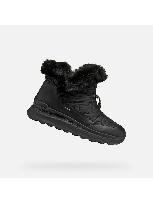 Geox Čierne dámske členkové topánky Geox Spherica ACTIF X2