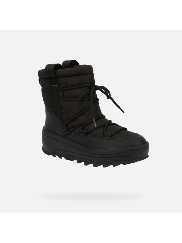 Geox Čierne dámske členkové topánky Geox Milleiny B ABX