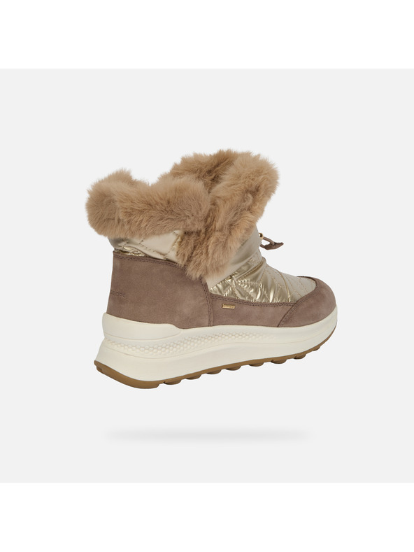 Geox Hnedé dámske členkové topánky Geox Spherica Actif X2