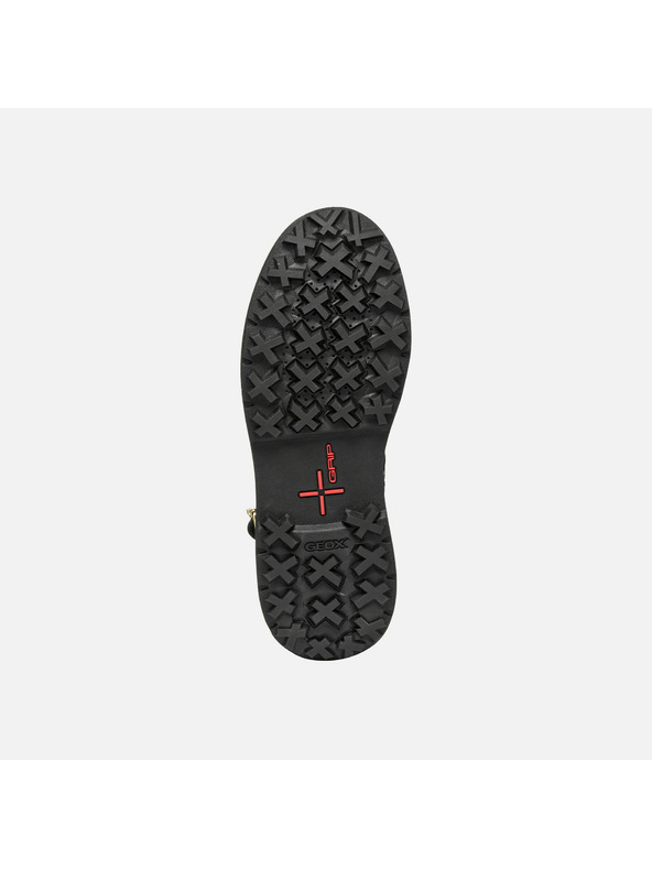 Geox Čierne dámske členkové čižmy Geox Lamidie + Grip ABX