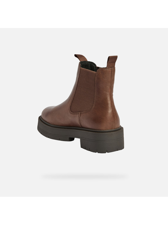 Geox Hnedé dámske členkové topánky Geox Spherica EC7