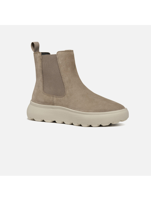 Geox Béžové dámske členkové topánky Geox Spherica EC4.1