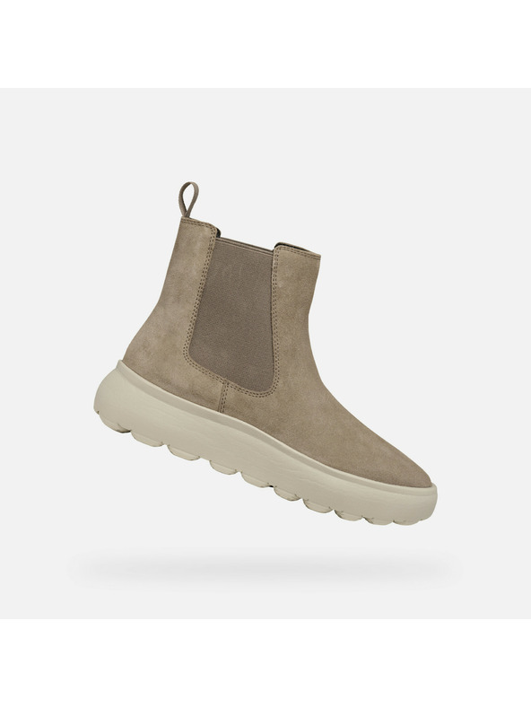 Geox Béžové dámske členkové topánky Geox Spherica EC4.1