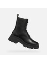 Geox Čierne dámske členkové topánky Geox Pluette