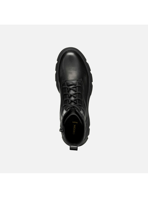 Geox Čierne dámske členkové topánky Geox Pluette