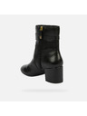 Geox Čierne dámske členkové topánky Geox Eleana