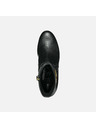 Geox Čierne dámske členkové topánky Geox Eleana