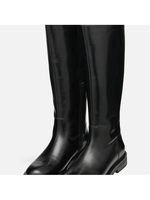 Geox Čierne dámske čižmy Geox Serilda