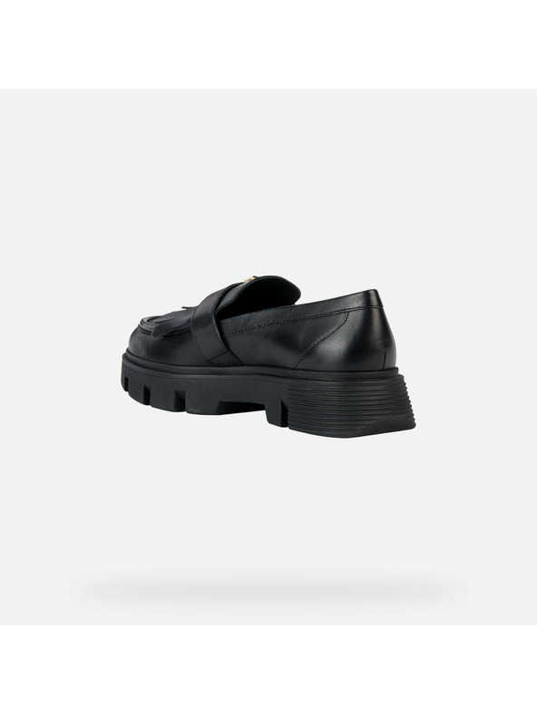 Geox Čierne dámske mokasíny Geox Vilde