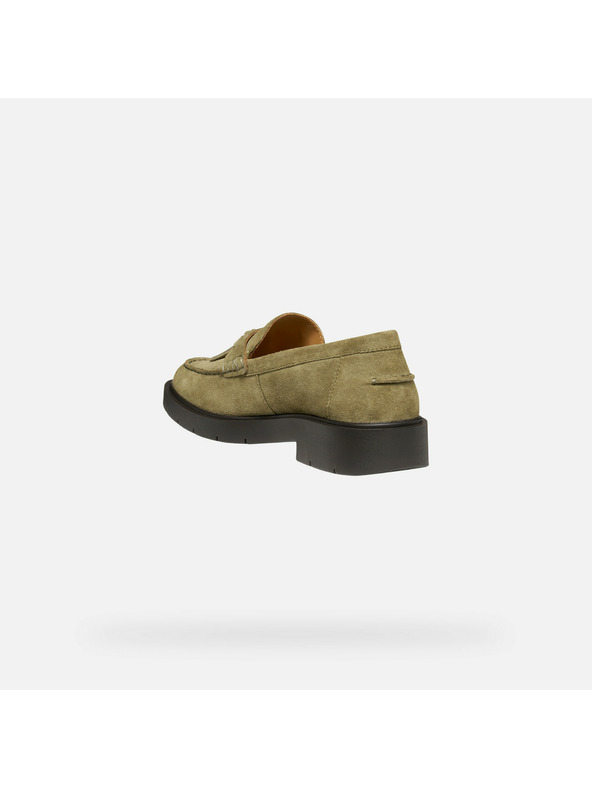 Geox Khaki dámske mokasíny Geox Spherica EC1