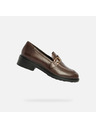 Geox Hnedé dámske mokasíny Geox Walk Pleasure