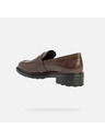 Geox Hnedé dámske mokasíny Geox Walk Pleasure