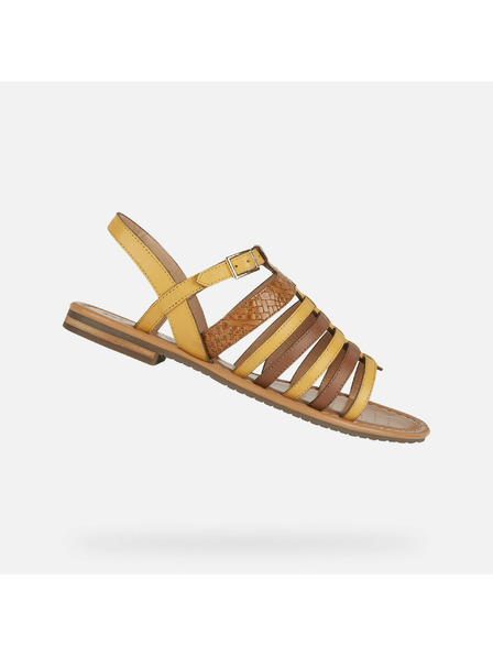 Geox Žlté dámske sandále Geox Sozy S