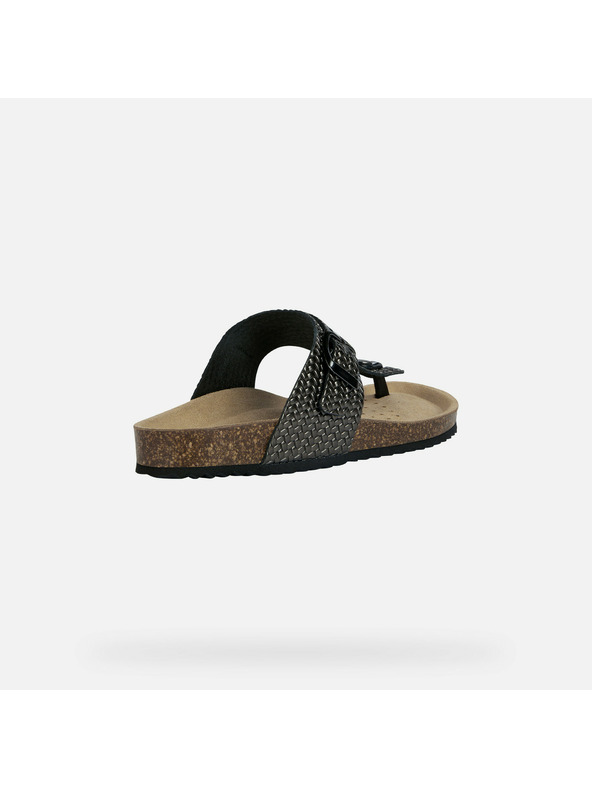 Geox Sivé dámske sandále Geox Brionia