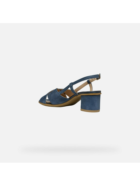 Geox Tmavo modré dámske sandále Geox Aurely 50