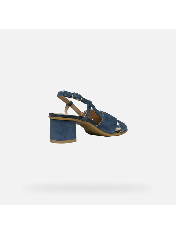 Geox Tmavo modré dámske sandále Geox Aurely 50