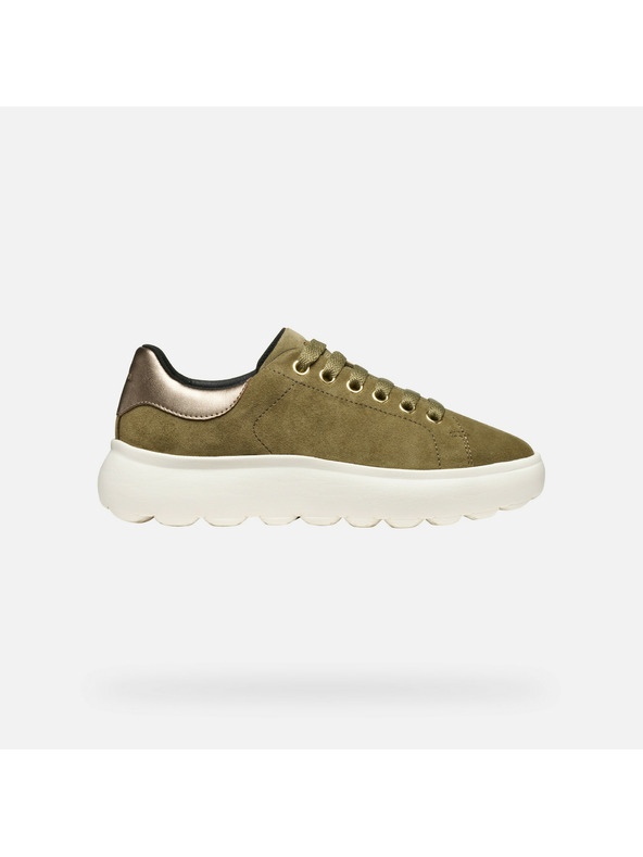 Geox Khaki dámske tenisky Geox Spherica EC4.1