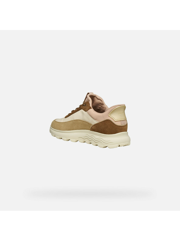 Geox Béžové dámske tenisky Geox Spherica Plus