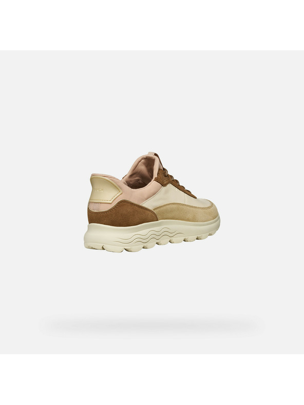 Geox Béžové dámske tenisky Geox Spherica Plus