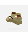 Geox Khaki dámska obuv na platforme Geox Spherica EC6