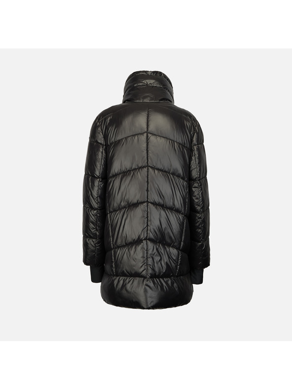 Geox Čierna dámska páperová bunda Geox Serilda