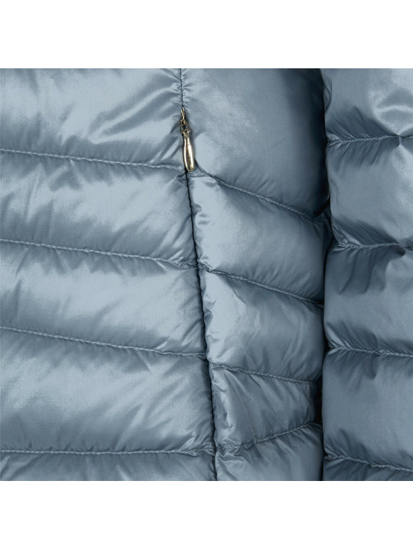 Geox Svetlomodré dámske páperové bundy Geox Jaysen