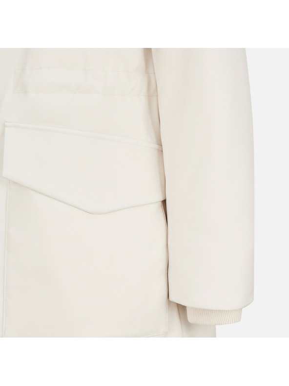 Geox Smotanová dámska páperová bunda Geox Spherica