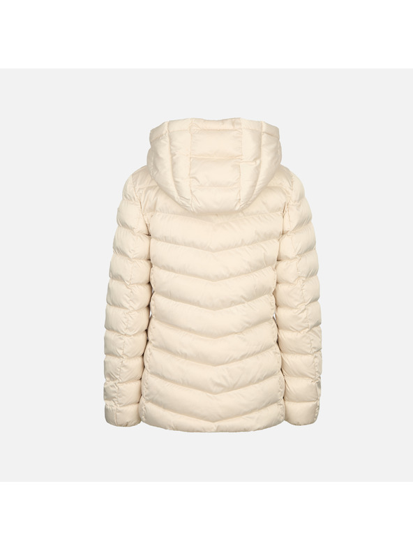 Geox Krémová dámska páperová bunda Geox Zosma