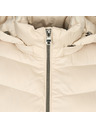 Geox Krémová dámska páperová bunda Geox Zosma