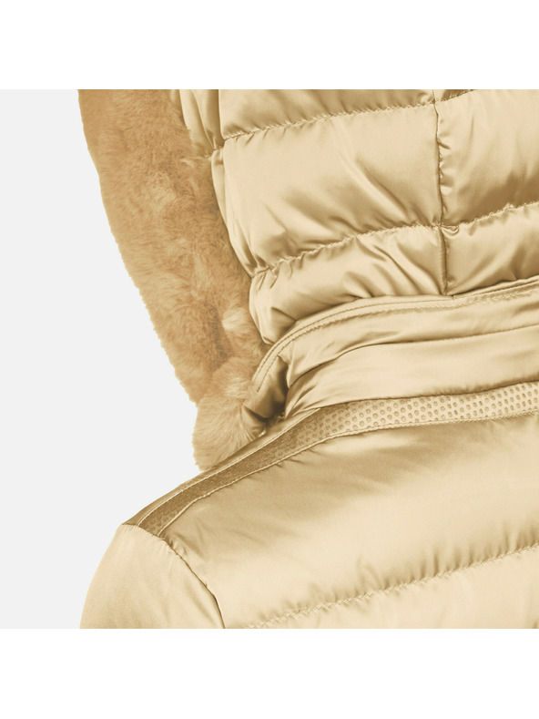 Geox Béžová dámska páperová bunda Geox Bettanie