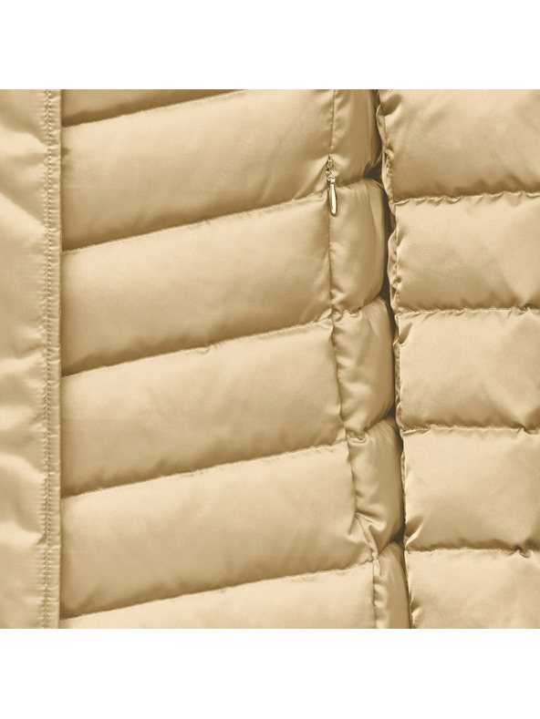 Geox Béžová dámska páperová bunda Geox Bettanie